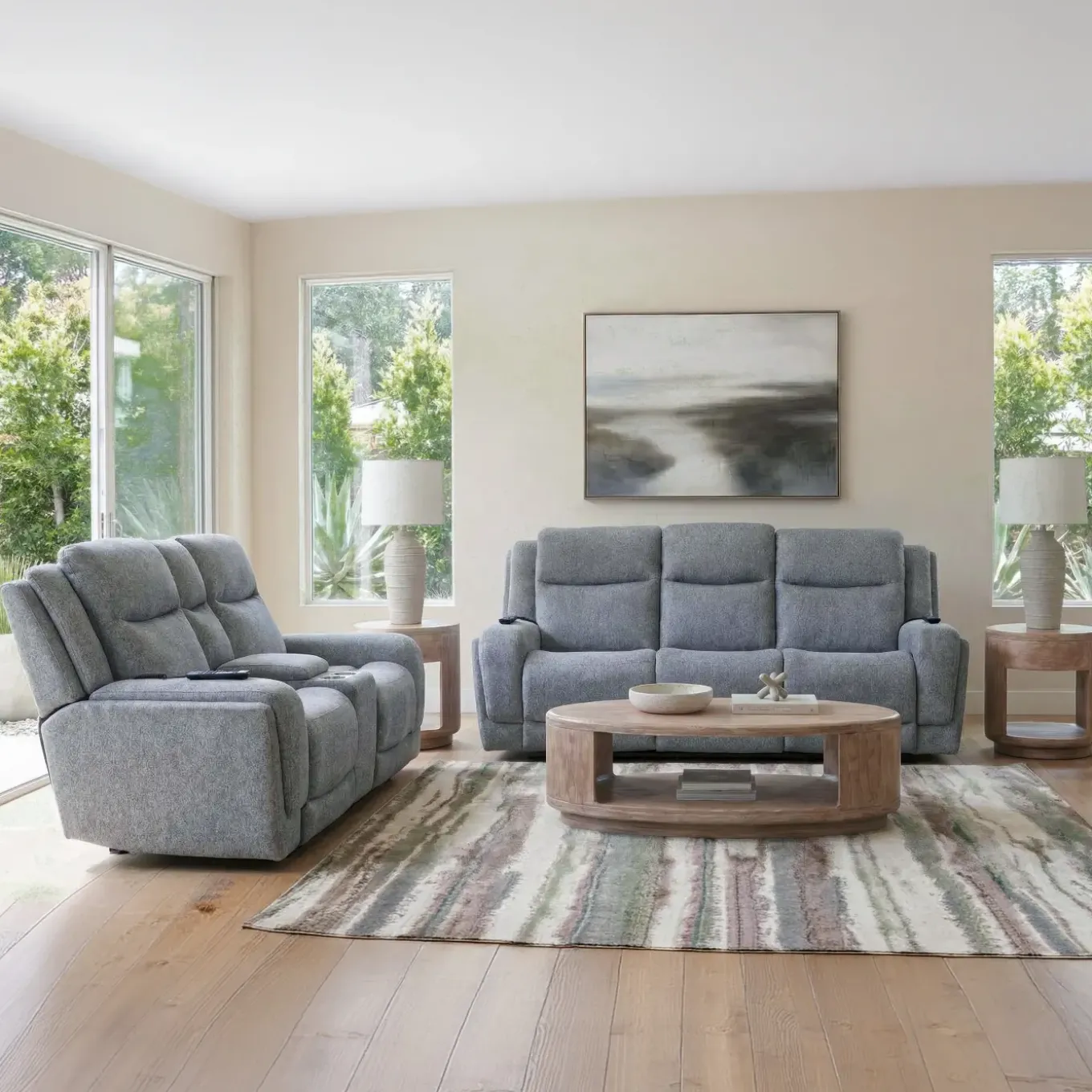 Winfield Living Room Set Power Sofa & Power Loveseat