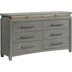 Winslet Eastern King Bed, Dresser, Mirror, Nightstand