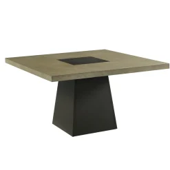Zander 5pc Dining Set: Table & 4 Upholstered Side Chairs