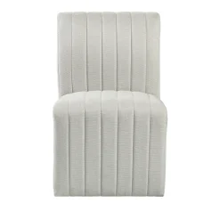 Zander 5pc Dining Set: Table, 3 Upholstered Side Chairs & Bench